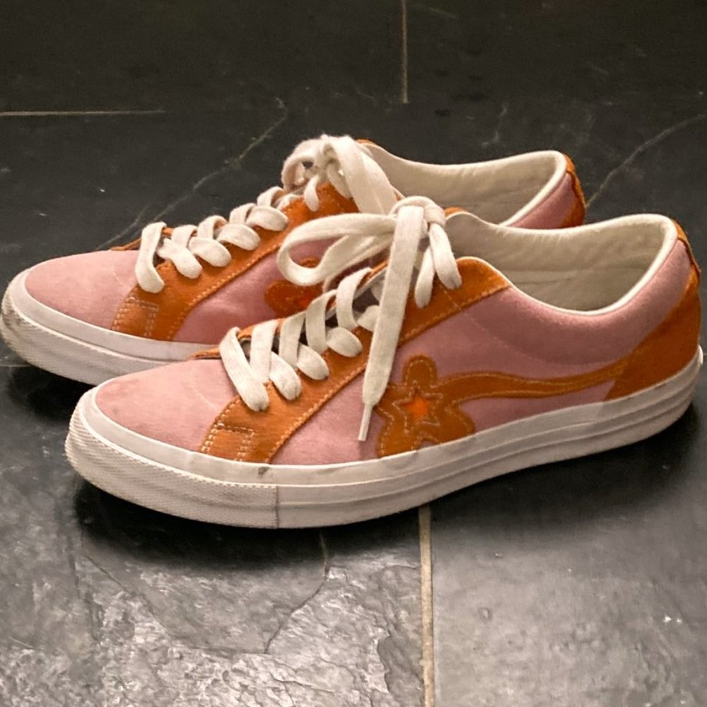 *1/2 OFF:COPY - Converse One Star X Tyler the Creator Golf Le Fleur Pink/Orange